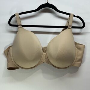 Cacique‎ 44DD Bra Tan Lightly Lined Full Coverage Underwire Back Closure